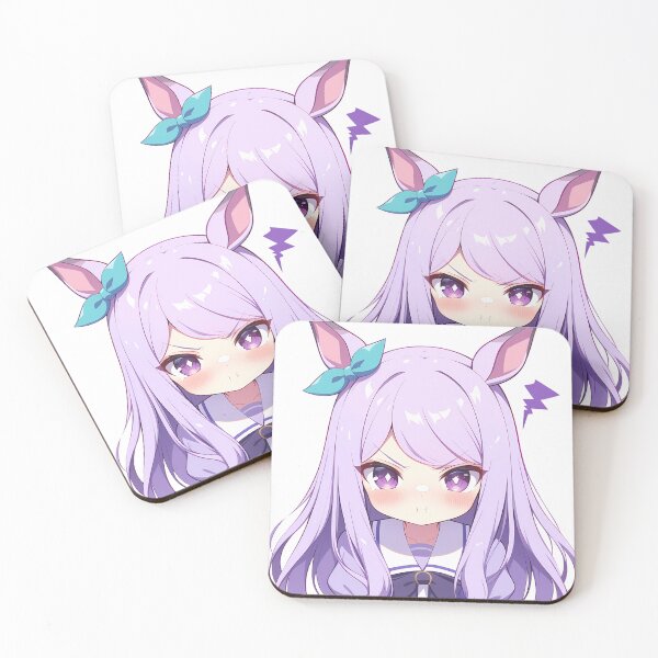Artikelvorschau, Mejiro Mcqueen Uma Musume Pretty Derby Chibi Angry Pastel entworfen und verkauft von 108Recordings.