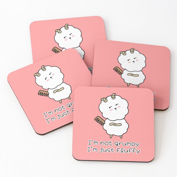 Item preview, Grumpy but Fluffy- Cute Angry Sheep Illustration designed and sold by ubborn.