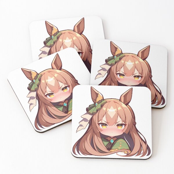 Item preview, Satono Diamond Uma Musume Pretty Derby Chibi Angry Pony Ears designed and sold by 108Recordings.