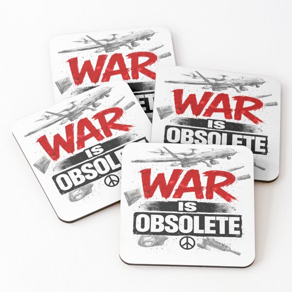 Item preview, War Is Obsolete – Anti War Peace Protest Design designed and sold by Ocelot-T.