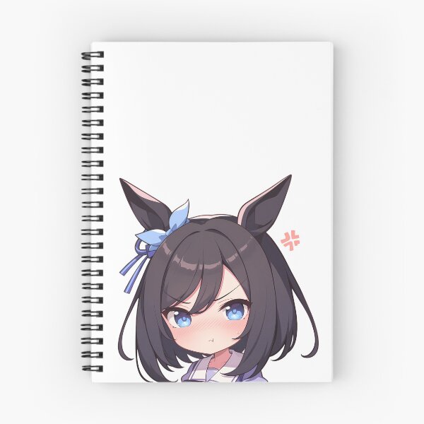Item preview, Eishin Flash Uma Musume Pretty Derby Chibi Angry Pony Ears designed and sold by 108Recordings.