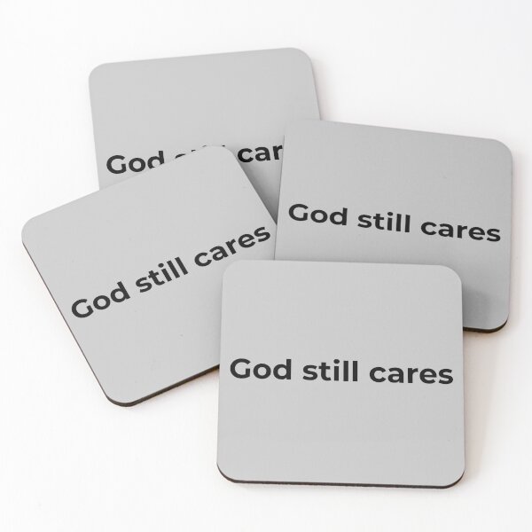 Item preview, God Still Cares Faith based Typography designed and sold by StillTrustingCo.