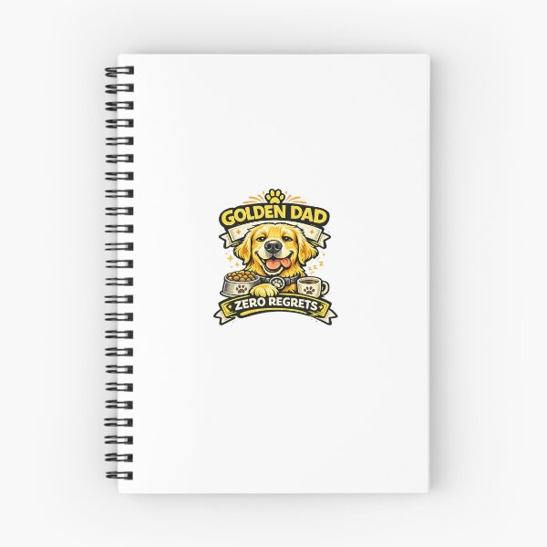 Item preview, Golden Dad Zero Regrets Golden Retriever Gift designed and sold by WildVista.