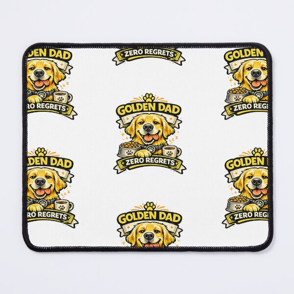 Item preview, Golden Dad Zero Regrets Golden Retriever Gift designed and sold by WildVista.