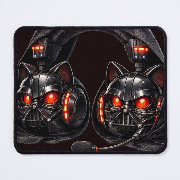 Item preview, Futuristic Gamer Cat Headphones – Psyched Gamer Design designed and sold by LuluLeb.