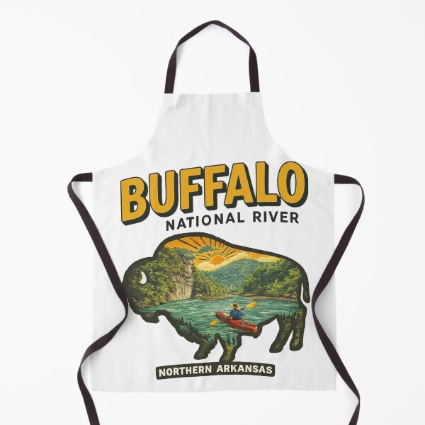 Item preview, Buffalo National River Arkansas USA Vintage Retro Travel Hiking, Camping Adventure Kayaking Lake designed and sold by francous03.