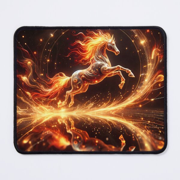 Item preview, Celestial Fire Horse Zodiac Energy designed and sold by AI-Only Creations.