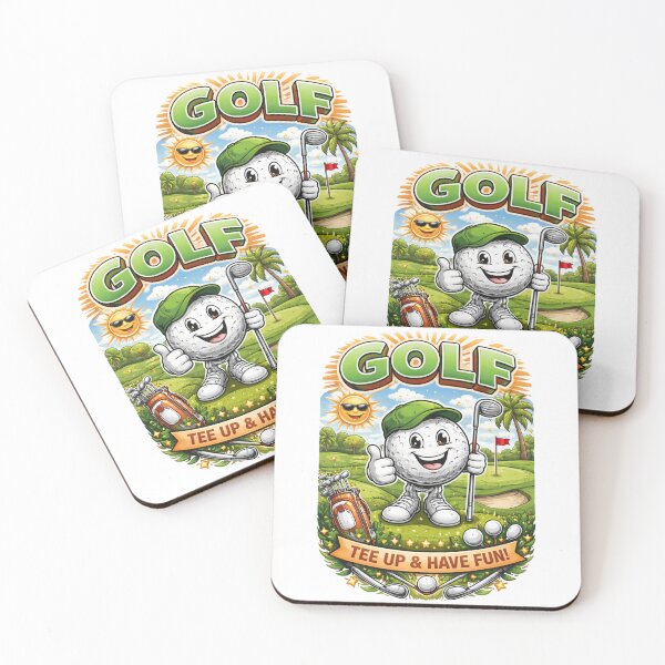 Item preview, Funny Golf Lover Cartoon – Tee Up & Have Fun Golf Design designed and sold by Wear Sculpt.