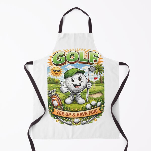 Item preview, Funny Golf Lover Cartoon – Tee Up & Have Fun Golf Design designed and sold by Wear Sculpt.