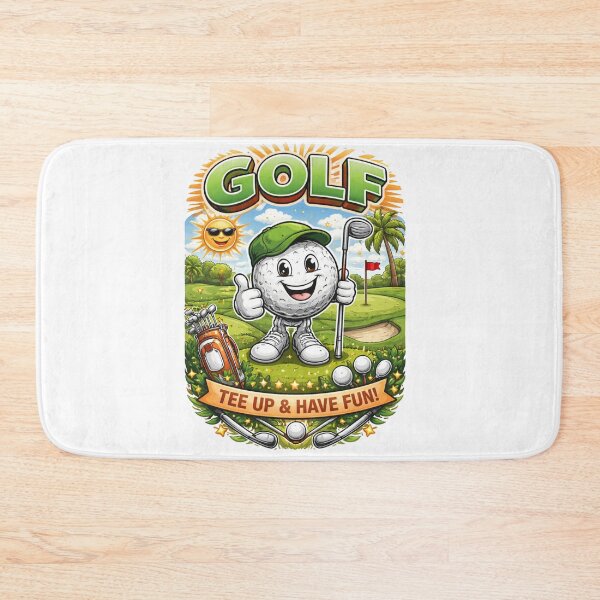 Item preview, Funny Golf Lover Cartoon – Tee Up & Have Fun Golf Design designed and sold by Wear Sculpt.