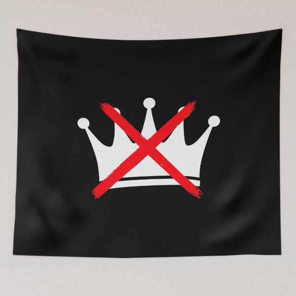 Item preview, No Crowns No Kings - Anti Fascist designed and sold by PixVib.