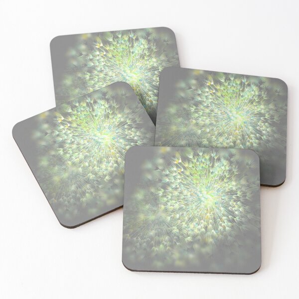 Item preview, Abstract Dandelion Clocks designed and sold by Fiona Calder Designs.