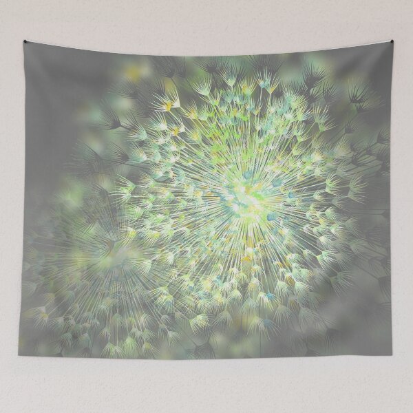 Item preview, Abstract Dandelion Clocks designed and sold by Fiona Calder Designs.