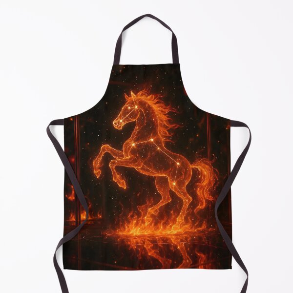 Item preview, Chinese Zodiac Fire Horse Lantern designed and sold by AI-Only Creations.