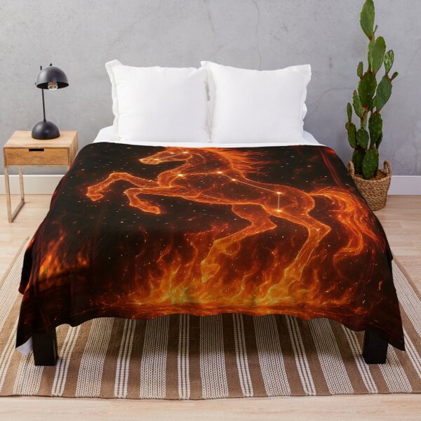 Item preview, Chinese Zodiac Fire Horse Lantern designed and sold by AI-Only Creations.