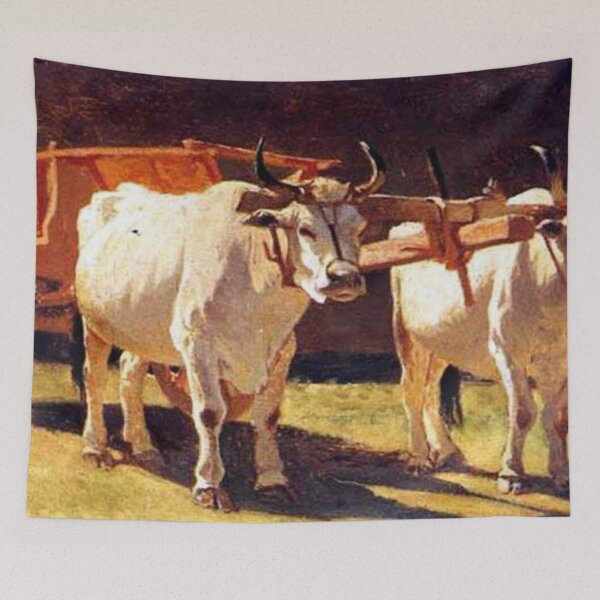 Item preview, Oxen and Cart designed and sold by SharonTheFirst.