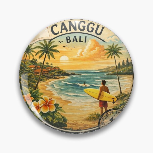 Item preview, Canggu Bali Retro Travel Art designed and sold by francous03.