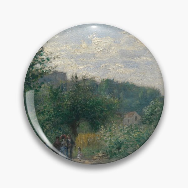 Item preview, Copy of Village Square by Paul Cézanne: Post Impressionist Landscape Poster designed and sold by artofuniverse.