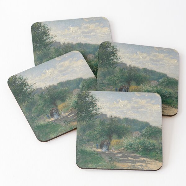 Item preview, Copy of Village Square by Paul Cézanne: Post Impressionist Landscape Poster designed and sold by artofuniverse.