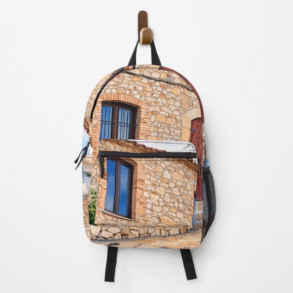 Item preview, Plaça Rectoria de Castellet Watercolor designed and sold by Miradas del Mundo.