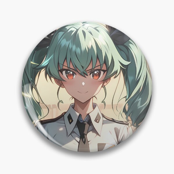 Item preview, Anchovy Girls Und Panzer Confident Twin Tails Spark designed and sold by 108Recordings.
