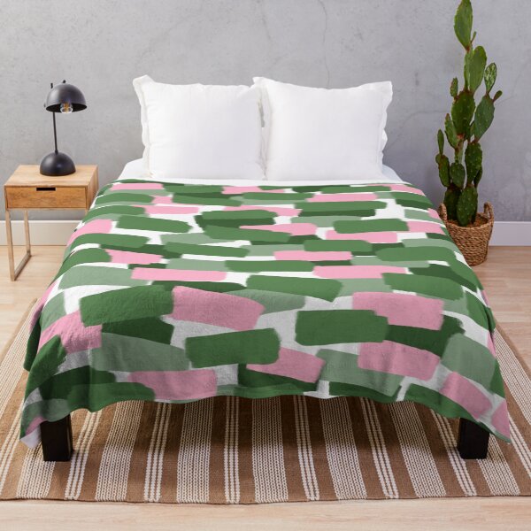 Item preview, Abstract Green and Pink Brush Stroke Style Pattern designed and sold by OneThreeSix.