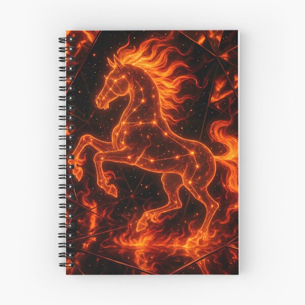 Item preview, Constellation Fire Horse Chinese Zodiac designed and sold by AI-Only Creations.