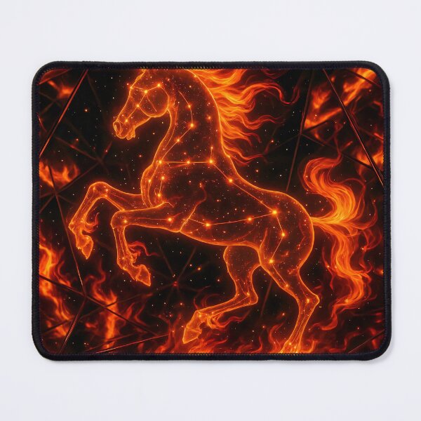 Item preview, Constellation Fire Horse Chinese Zodiac designed and sold by AI-Only Creations.