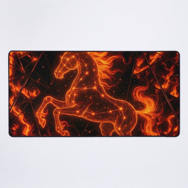 Item preview, Constellation Fire Horse Chinese Zodiac designed and sold by AI-Only Creations.