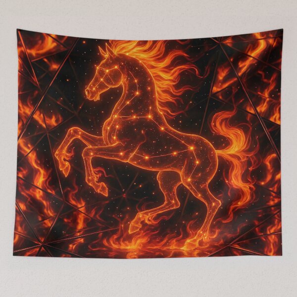 Item preview, Constellation Fire Horse Chinese Zodiac designed and sold by AI-Only Creations.
