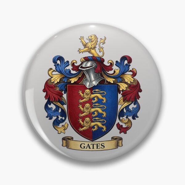 Item preview, The Gates Family Coat of Arms designed and sold by BagTown Clans.