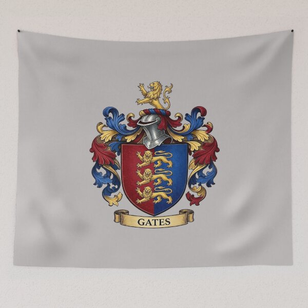 Item preview, The Gates Family Coat of Arms designed and sold by BagTown Clans.