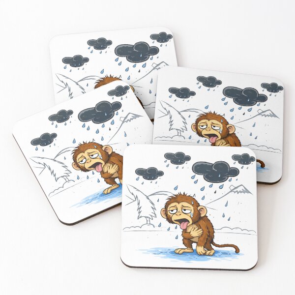 Item preview, Disgusted Monkey – Mood Cartoon designed and sold by KumarGandhi.