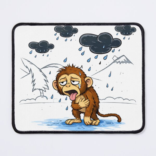 Item preview, Disgusted Monkey – Mood Cartoon designed and sold by KumarGandhi.