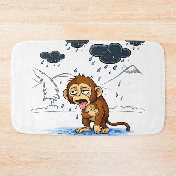 Item preview, Disgusted Monkey – Mood Cartoon designed and sold by KumarGandhi.
