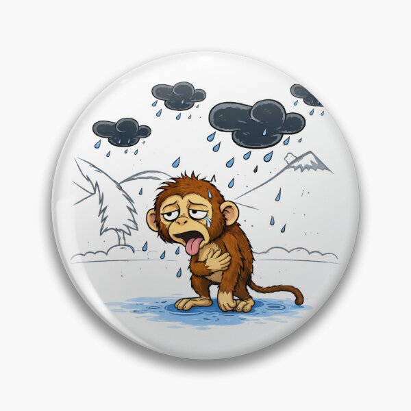 Item preview, Disgusted Monkey – Mood Cartoon designed and sold by KumarGandhi.