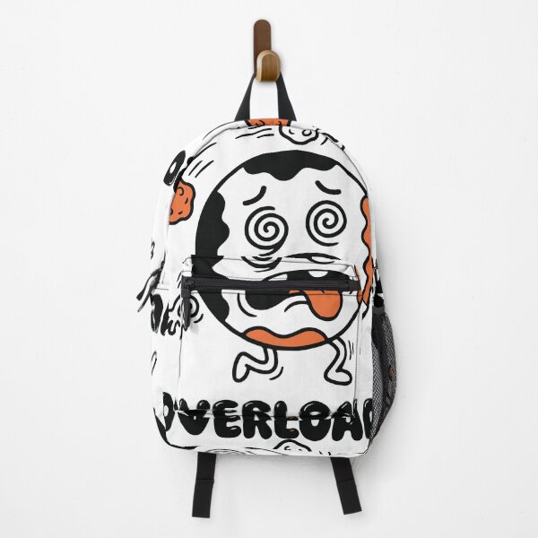 Item preview, A dizzy planet character representing mental overload and chaotic thoughts. Its exaggerated spinning elements create a fun and dynamic meme-style design. designed and sold by Dejbar.