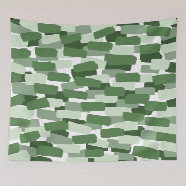 Item preview, Abstract Green Brush Stroke Style Pattern designed and sold by OneThreeSix.