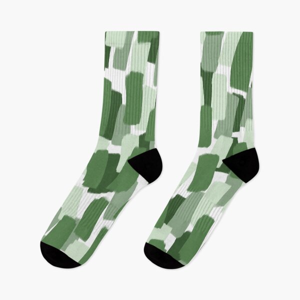 Item preview, Abstract Green Brush Stroke Style Pattern designed and sold by OneThreeSix.