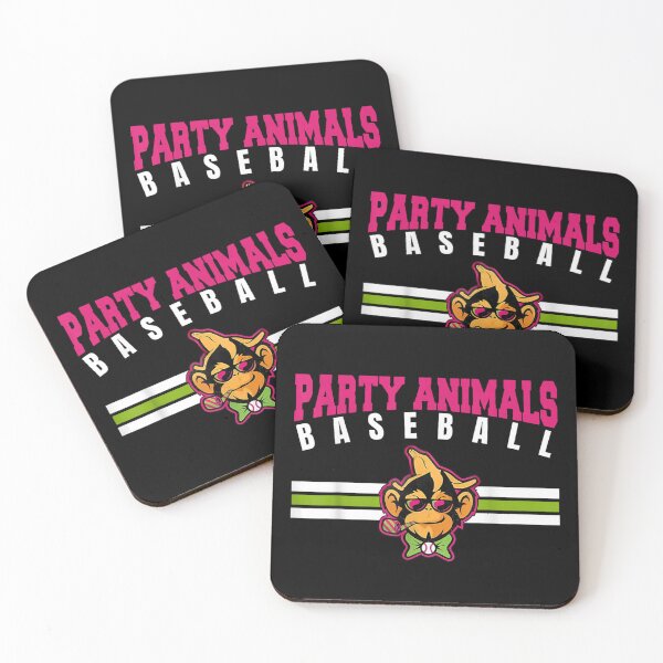 Item preview, Party Animals Baseball Banana Monkey With Sunglasses And Bowtie Vibrant Sports Art designed and sold by LakenDraphil.