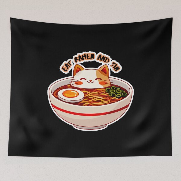 Item preview, Mirana Noodlestone - Eat Ramen and Sin designed and sold by Newdlebobs.