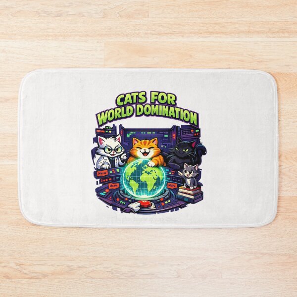 Item preview, Cats For World Domination The Plan Begins At Nap Time Cat Lover Humor designed and sold by Pawsome Quotes.