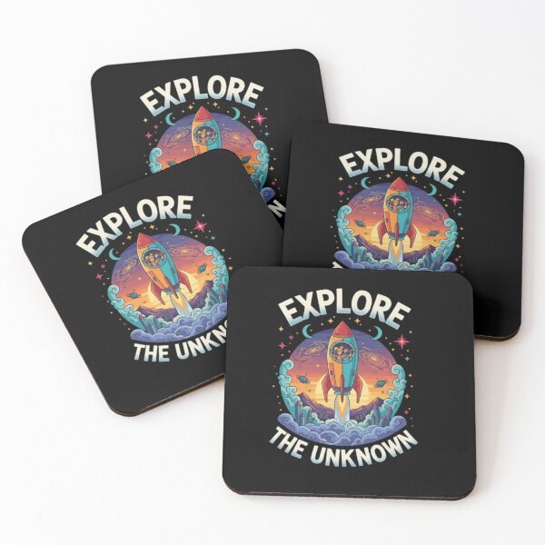 Item preview, Explore the Unknown – Whimsical Space Adventure Design designed and sold by Dogandesighn.