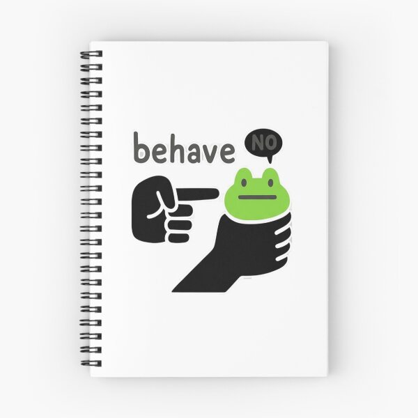 Item preview, Behave No Frog Meme - Funny Chaos Frog Sticker designed and sold by JossDesign15.