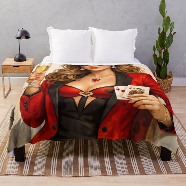 Item preview, There Is One Queen – Modern Queen of Hearts Art, Bold Feminine Power Statement Design designed and sold by RolMerch.