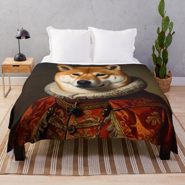 Item preview, Royal Shiba Inu Renaissance Portrait designed and sold by Rutvain.