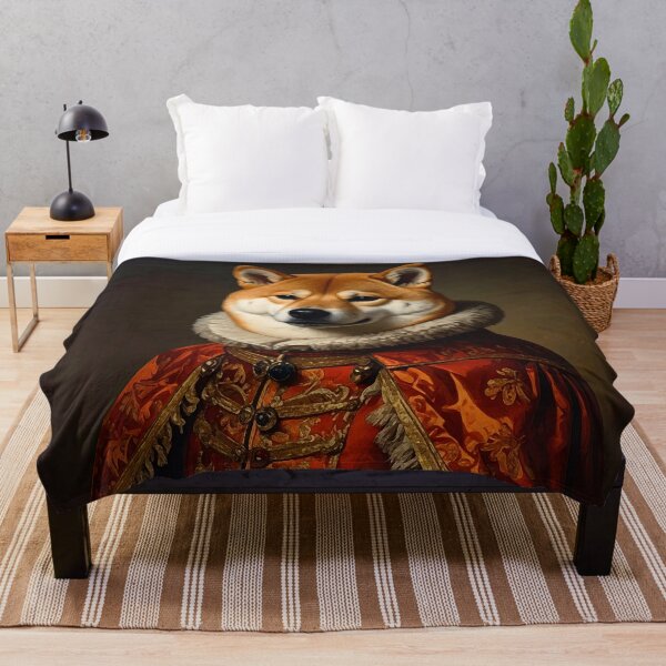 Item preview, Royal Shiba Inu Renaissance Portrait designed and sold by Rutvain.