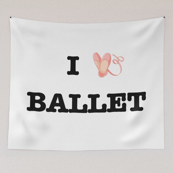 Item preview, I Heart Ballet  designed and sold by KittyLovesArts.