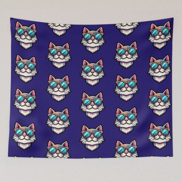 Item preview, Cool Cat – Vibrant Pop Art Style designed and sold by Dogandesighn.