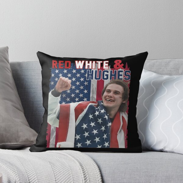 Item preview, Red White  Hughes Hockey American Hockey Fan Jack Hughes designed and sold by KB-Store.